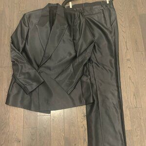 Topman Dark Grey Metallic Suit sz 40
